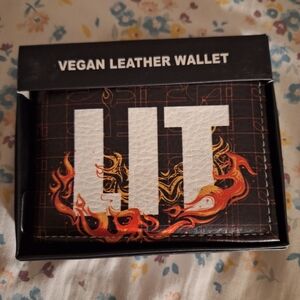 Vegan Leather Wallet with 'LIT' Design